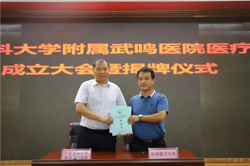 廣西醫(yī)科大學附屬武鳴醫(yī)院醫(yī)療集團掛牌成立